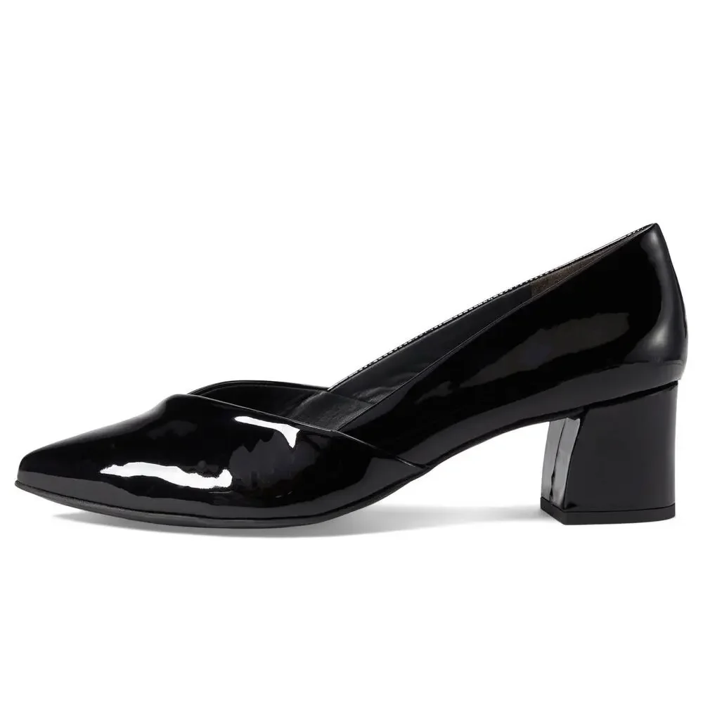 PAUL GREEN RENDI WOMENS BLACK SOFT PATENT HEELS US SIZE 8 M
